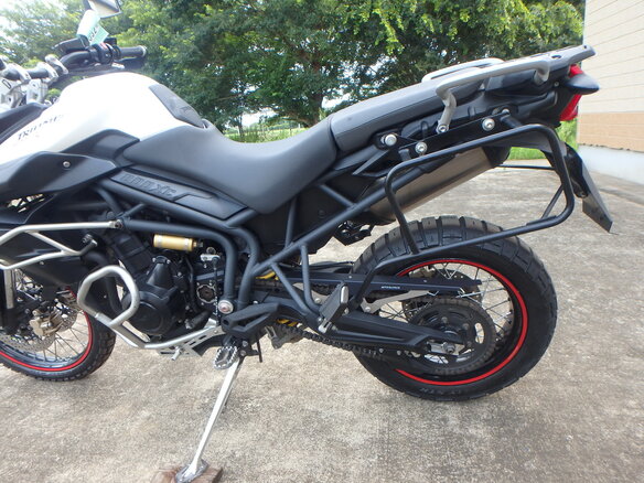 2013 Triumph Tiger 800, белый, 700000 рублей - вид 12