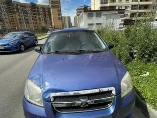 2007 Chevrolet Aveo I Рестайлинг, синий, 220000 рублей, вид 1