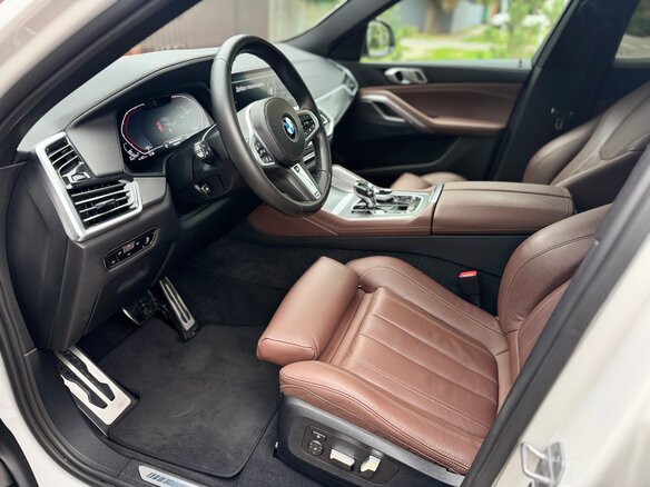 2021 BMW X6 30d III (G06), белый, 7590000 рублей - вид 7