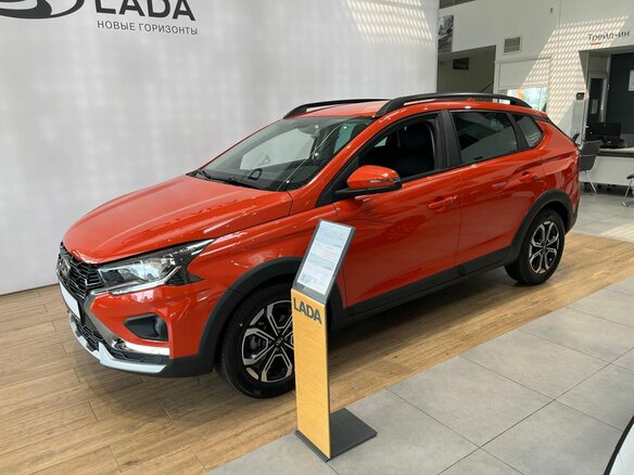 2026 Lada (ВАЗ) Iskra SW Cross, оранжевый - вид 2