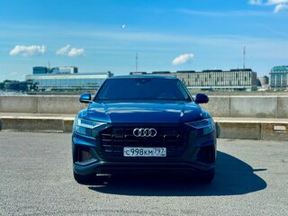 2021 Audi Q8 55 TFSI I (4M), синий, 5990000 рублей, вид 2