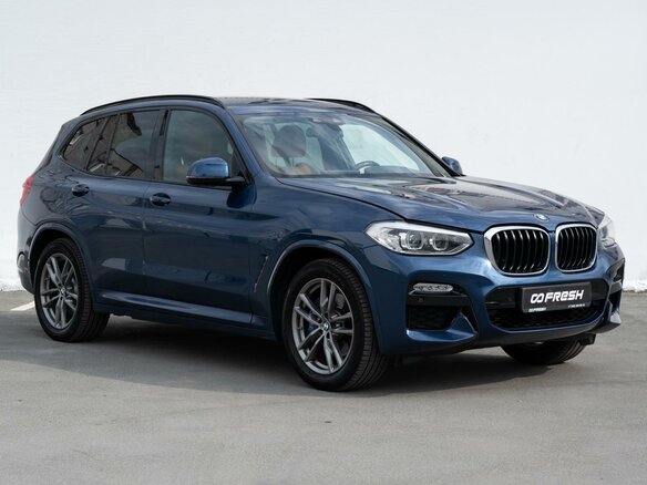 2018 BMW X3 30i xDrive III (G01), синий