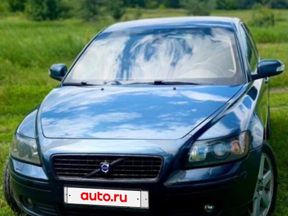 2007 Volvo S40 II, синий, 600000 рублей