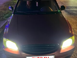 2004 Hyundai Accent ТагАЗ II, красный, 205000 рублей, вид 1