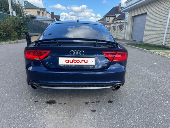 2011 Audi A7 I (4G), синий, 2500000 рублей - вид 9