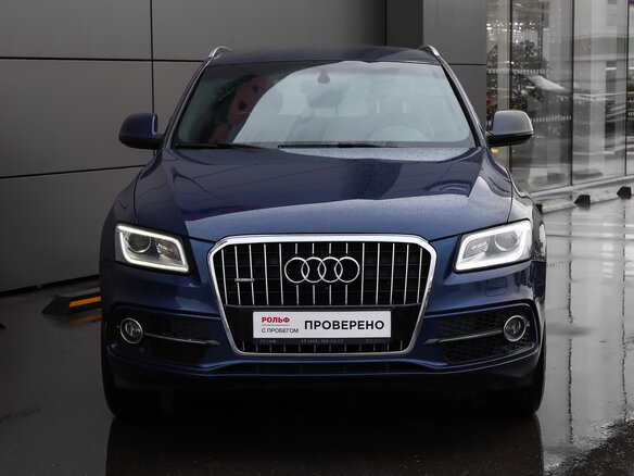 2015 Audi Q5 I (8R) Рестайлинг, синий, 1898000 рублей - вид 1