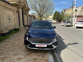 2022 Hyundai Santa Fe IV Рестайлинг, синий, 2450000 рублей, вид 3