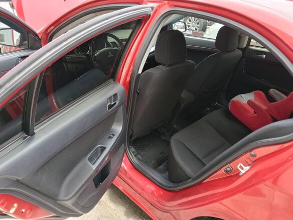 2008 Mitsubishi Lancer X, красный, 649000 рублей - вид 15