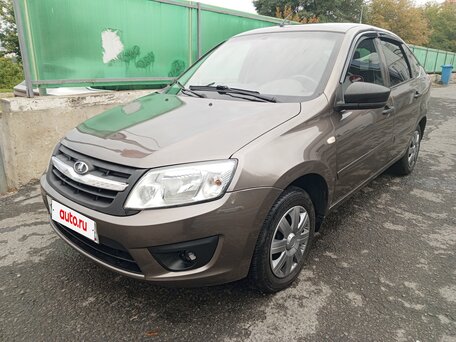 2017 Lada (ВАЗ) Granta I, коричневый, 475000 рублей, вид 2