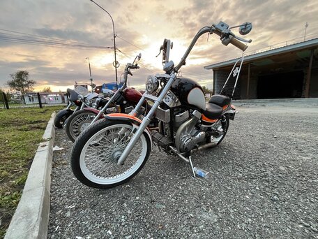 1987 Suzuki Intruder VS 1400, оранжевый, 550000 рублей, вид 2