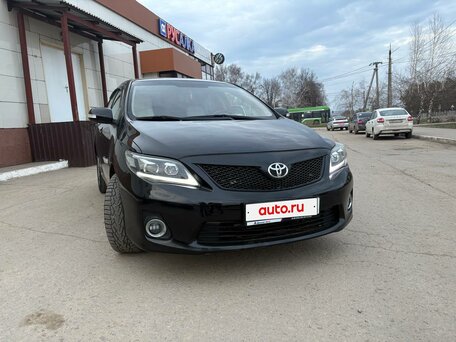 2012 Toyota Corolla X (E140, E150) Рестайлинг, чёрный, 840000 рублей, вид 3