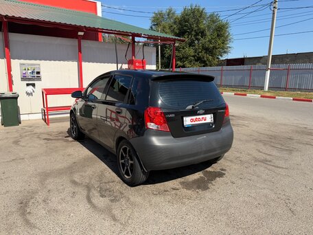 2007 Chevrolet Aveo I, чёрный, 348000 рублей, вид 4