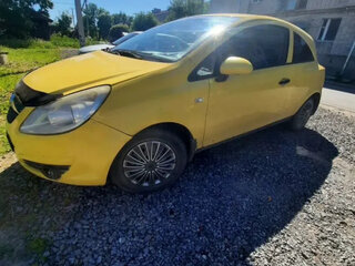 2008 Opel Corsa D, жёлтый, 220000 рублей, вид 4