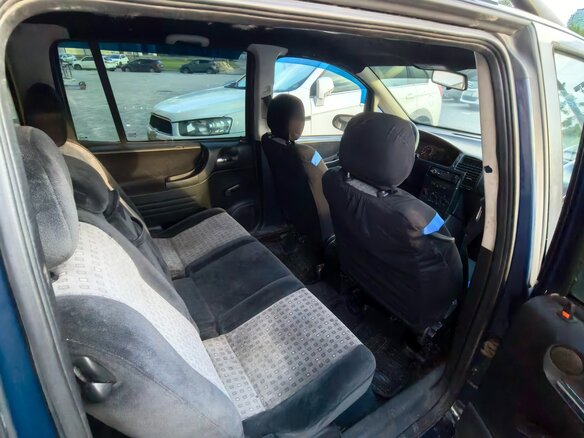 2002 Opel Zafira A, синий, 270000 рублей - вид 6