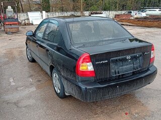 2006 Hyundai Accent ТагАЗ II, чёрный, 250000 рублей, вид 5