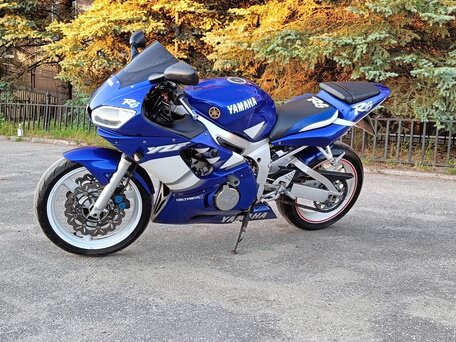 2000 Yamaha YZF-R6, синий, 300000 рублей, вид 2