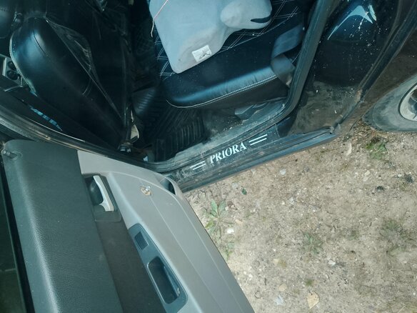 2009 Lada (ВАЗ) Priora I, чёрный, 150000 рублей - вид 10