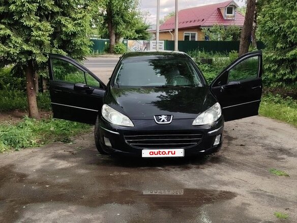2004 Peugeot 407, чёрный - вид 2