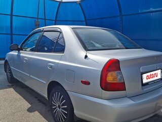 2000 Hyundai Accent II, серебристый, 365000 рублей, вид 5