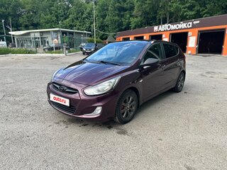 2012 Hyundai Solaris I, фиолетовый, 520000 рублей, вид 1