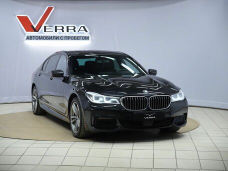 2016 BMW 7 серии Long 750Li xDrive VI (G11/G12), чёрный, 3390000 рублей, вид 3