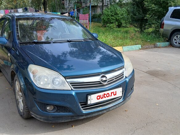 2007 Opel Astra H Рестайлинг, синий, 329000 рублей - вид 1