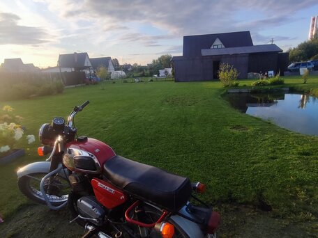 1980 Jawa 350/634, красный, 100000 рублей, вид 3