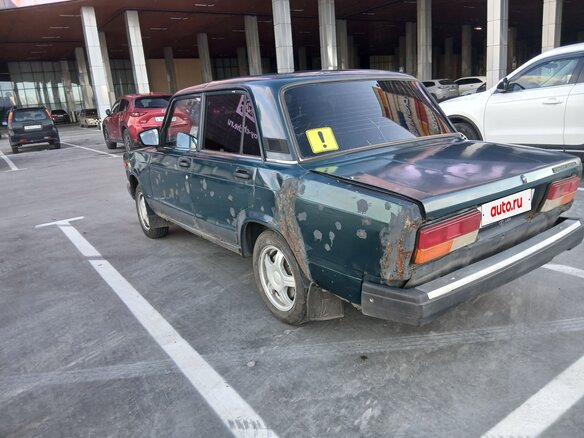 2007 Lada (ВАЗ) 2107, зелёный, 95000 рублей - вид 5