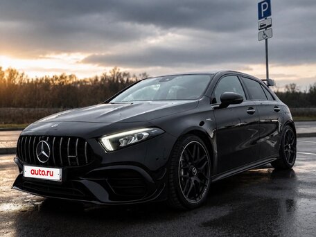 2022 Mercedes-Benz A-Класс AMG 45 AMG II (W177), чёрный, 5161000 рублей, вид 2