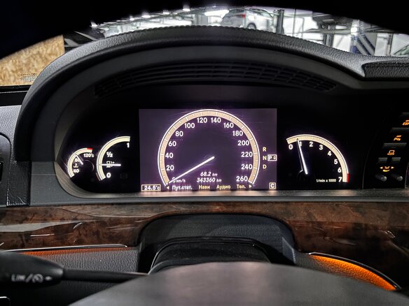 2007 Mercedes-Benz S-Класс 350 V (W221), чёрный, 785000 рублей - вид 13