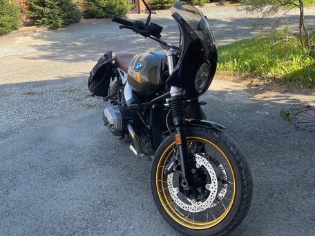 2021 BMW R Nine T Scrambler, зелёный, 1500000 рублей, вид 5