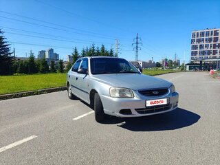 2007 Hyundai Accent ТагАЗ II, серебристый, 270000 рублей, вид 2