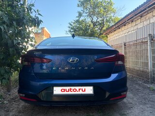 2018 Hyundai Elantra VI (AD) Рестайлинг, синий, 1200000 рублей, вид 4
