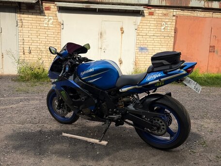 1999 Kawasaki ZX-9R Ninja, синий, 270000 рублей, вид 4