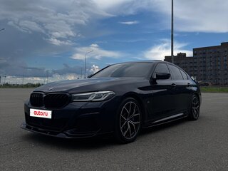 2021 BMW 5 серии Long 530Li VII (G30/G31/G38) Рестайлинг, синий, 4850000 рублей, вид 1