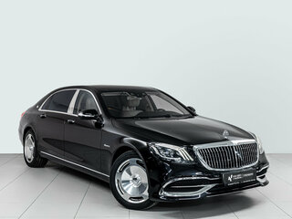 2017 Mercedes-Benz Maybach S-Класс 560 I (X222) Рестайлинг, чёрный, 5650000 рублей, вид 3