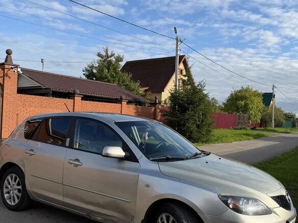 2007 Mazda 3 I (BK) Рестайлинг, серый, 350000 рублей - вид 4