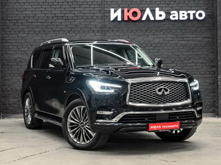 2019 Infiniti QX80 I Рестайлинг 2, чёрный, 5000000 рублей, вид 3