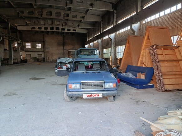 2006 Lada (ВАЗ) 2107, синий, 110000 рублей