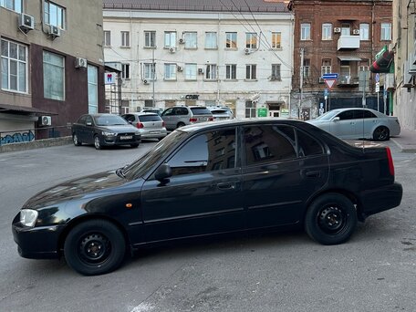 2005 Hyundai Accent ТагАЗ II, чёрный, 310000 рублей, вид 2
