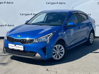 2021 Kia Rio IV Рестайлинг, синий, 1750000 рублей, вид 1