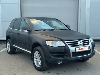 2008 Volkswagen Touareg I Рестайлинг, чёрный, 679000 рублей, вид 2