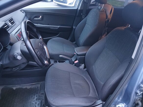 2015 Kia Rio III Рестайлинг, голубой - вид 13