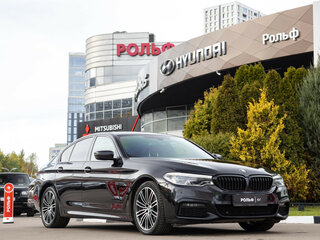 2019 BMW 5 серии 530d xDrive VII (G30/G31/G38), чёрный, 4498000 рублей, вид 2
