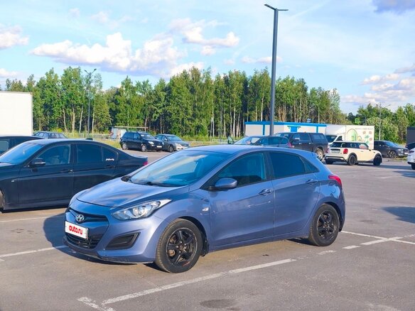 2012 Hyundai i30 II, синий - вид 1