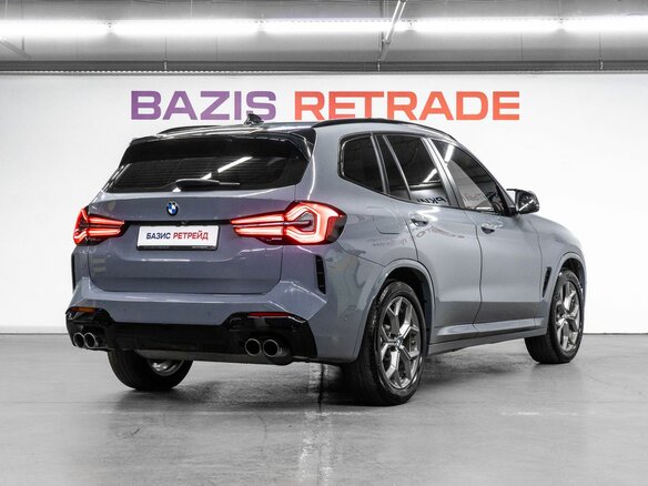 2022 BMW X3 30i xDrive III (G01) Рестайлинг, чёрный, 5150000 рублей - вид 4