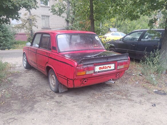 2001 Lada (ВАЗ) 2107, пурпурный - вид 3