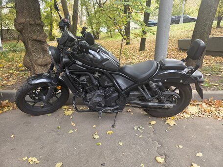 2021 Honda CMX 1100 Rebel, чёрный, 800000 рублей, вид 4