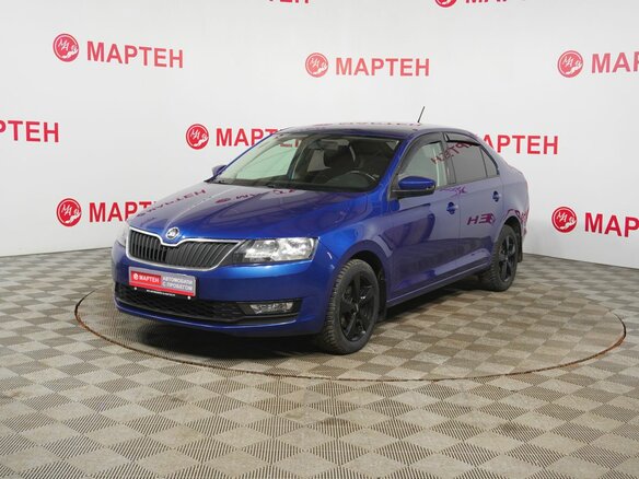 2017 Skoda Rapid I Рестайлинг, синий