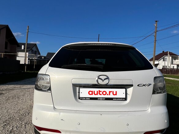2010 Mazda CX-7 I Рестайлинг, белый, 750000 рублей - вид 4